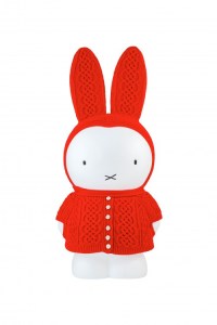 Miffy with Kesennuma hand-knitted outfit by Kesennuma Knitting and Hobo Nikkan Itoi Shimbun