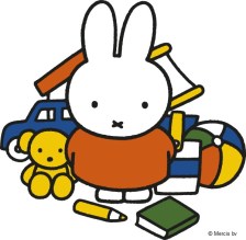 miffy with toys